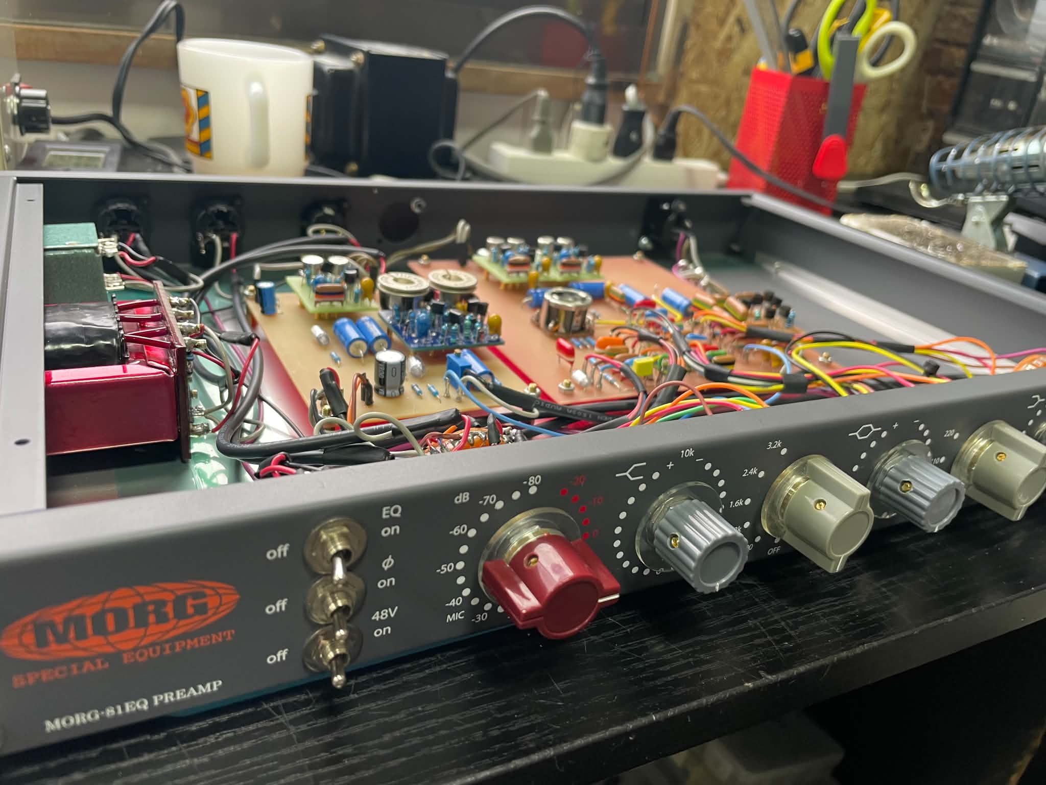 MORG-81EQ の開発に使った実機の内部